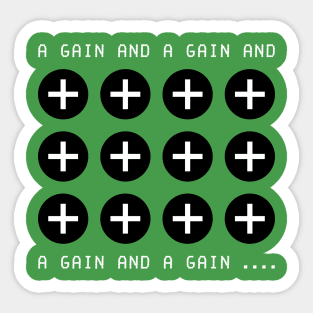 A Gain and a Gain Sticker